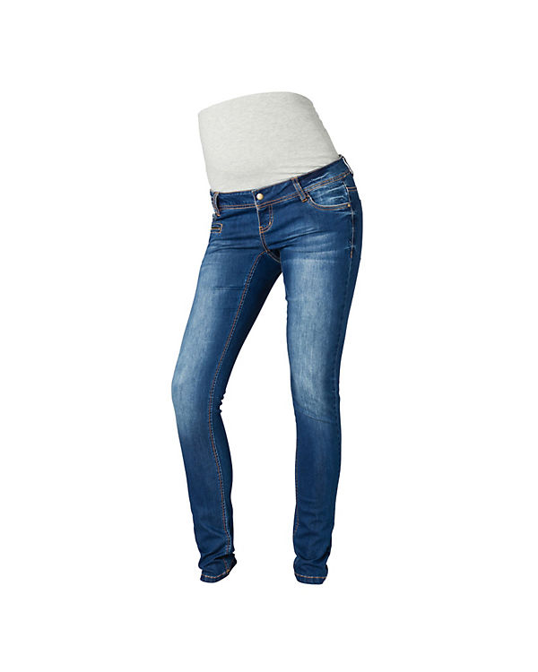 Umstandsjeans FREY POCKETZIP Slim, dark blue denim