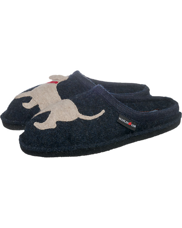HAFLINGER Flair Dackel Hausschuhe