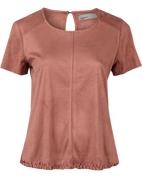 Kunstleder-T-Shirt