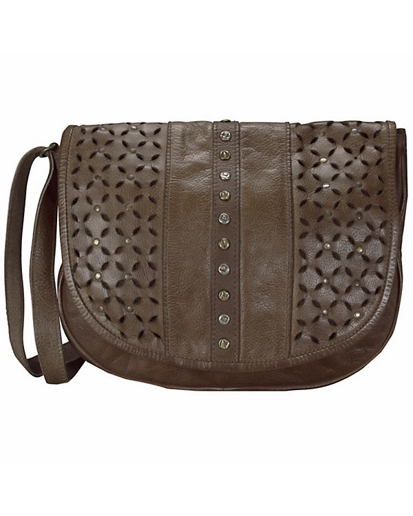 Billy the Kid Punched Umhängetasche Leder 31 cm