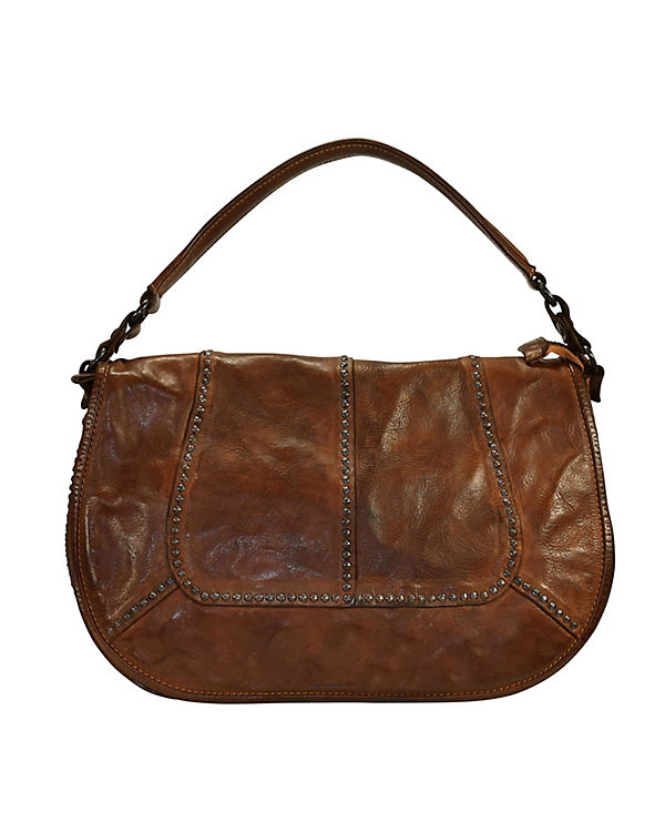 Campomaggi Ulivo Schultertasche Leder 39 cm