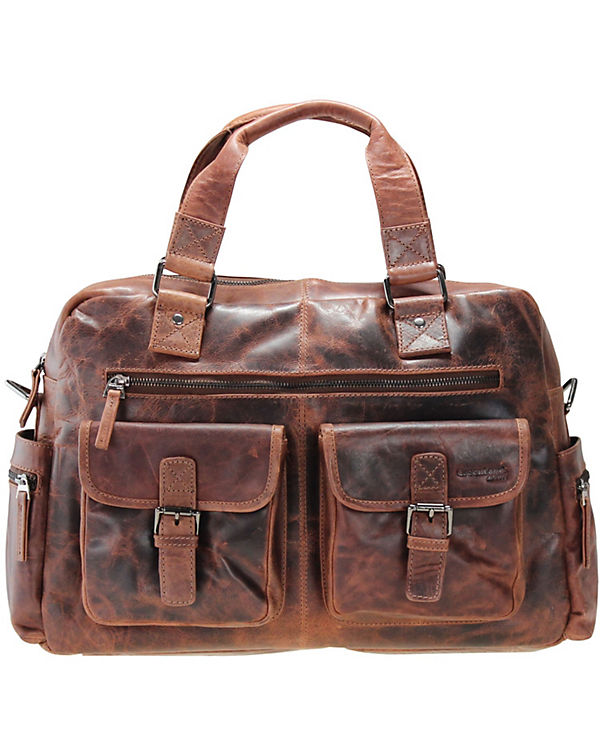 Greenland Montana Handtasche Leder 40 cm Laptopfach
