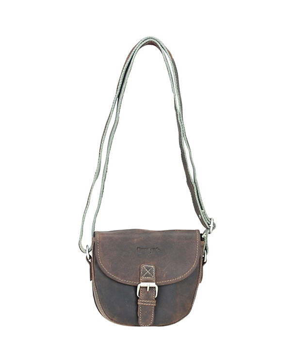 Greenland Stone Umhängetasche Leder 18 cm
