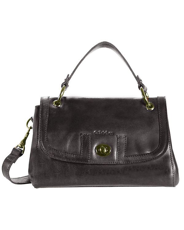 Gräs|chen Retrocharme Grashüpfer Handtasche Leder 27 cm