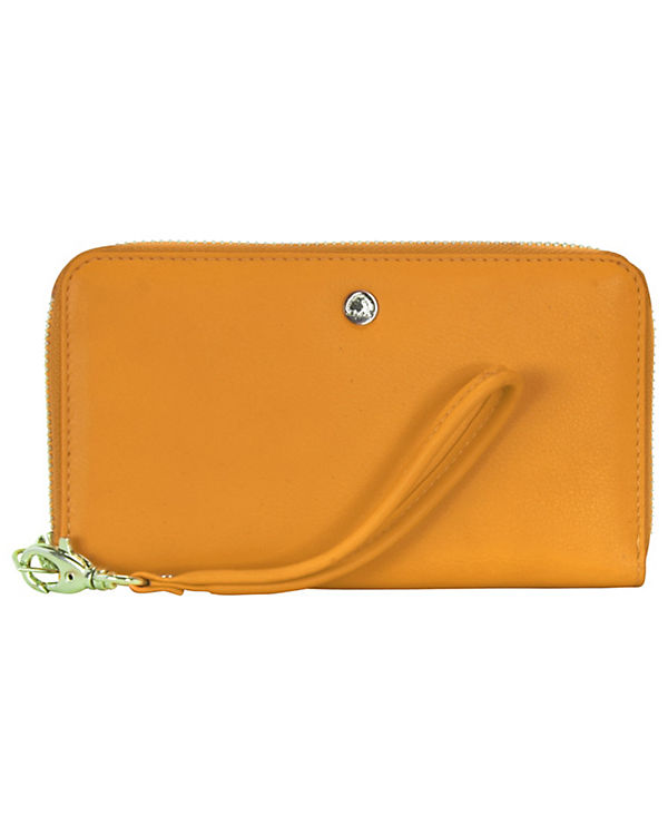 Greenburry Spongy Geldbörse Leder 17 cm Handyfach