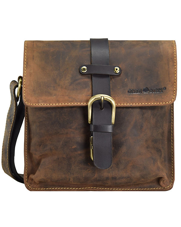 Greenburry Vintage Umhängetasche Leder 22 cm