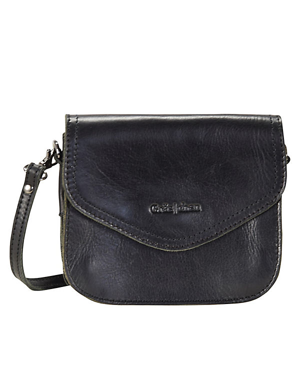Gräs|chen Retrocharme Fräulein Elli Clutch Umhängetasche Leder 15 cm