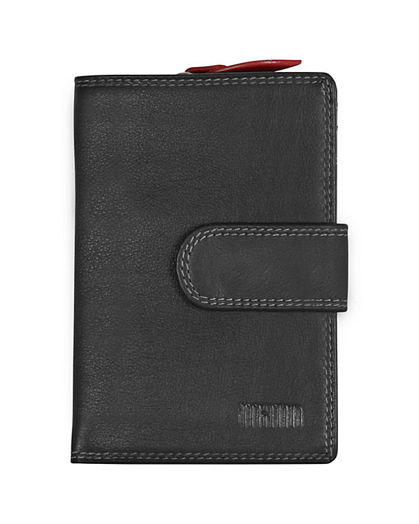 mano Multicolorus Geldbörse Leder 10 cm