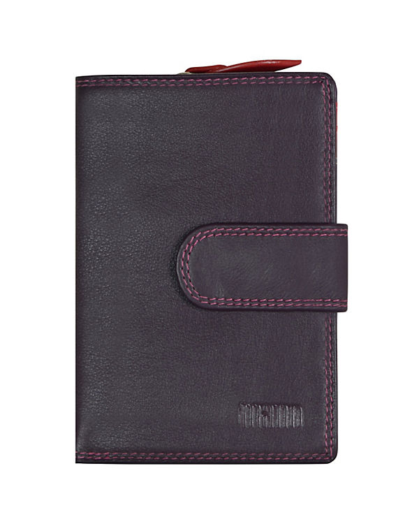 mano Multicolorus Geldbörse Leder 10 cm