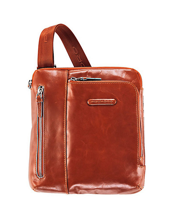 Piquadro Blue Square Umhängetasche Leder 21 cm