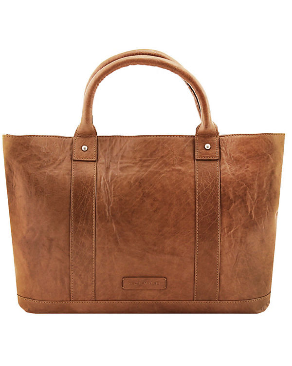 Plevier 600er Serie Henkeltasche Leder 41 cm Laptopfach