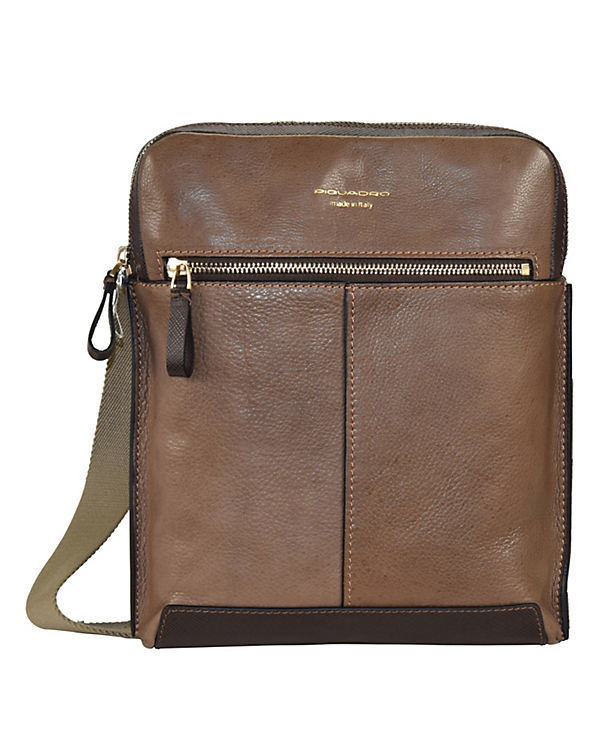 Piquadro Archimede Umhängetasche Leder 21 cm