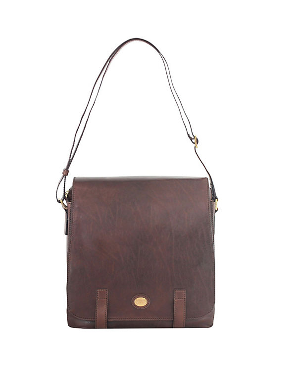 The Bridge Story Vintage Umhängetasche Messenger Leder 33 cm Laptopfach