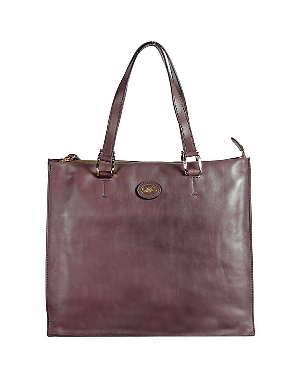 The Bridge Saddlery Donna Schultertasche Shopper Leder 34 cm