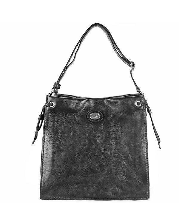 The Bridge Saddlery Donna Schultertasche Umhängetasche Leder 28 cm