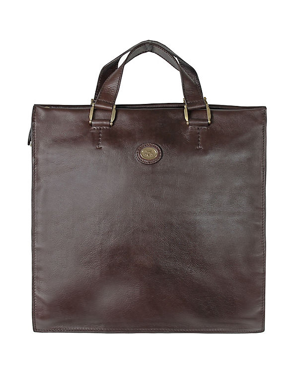 The Bridge Saddlery Uomo Henkeltasche Shopper Leder 38 cm Laptopfach