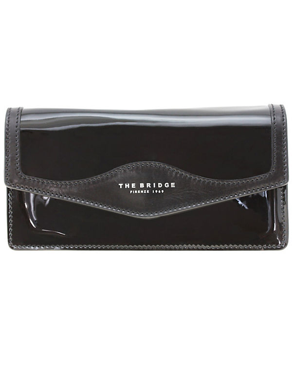 The Bridge Glitter Clutch Tasche 26 cm Leder