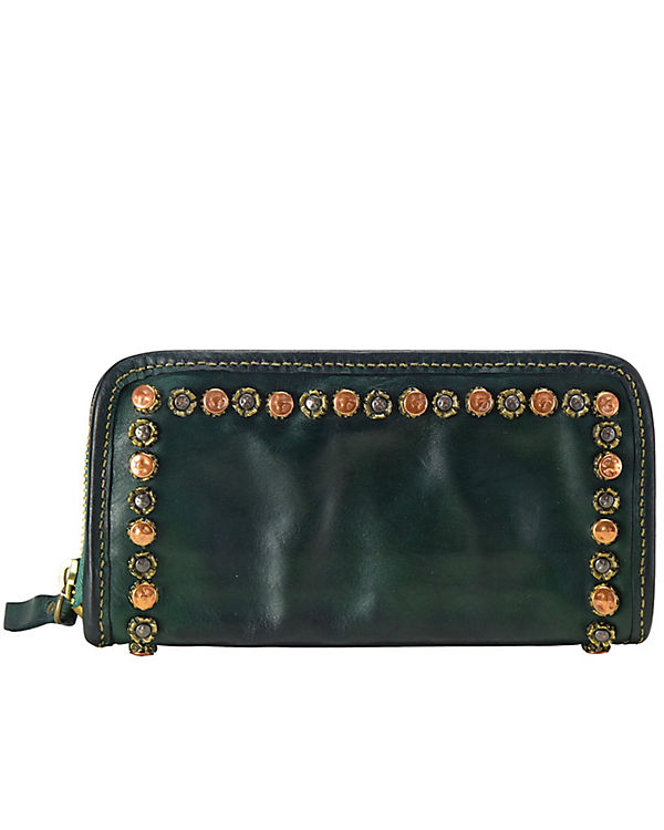 Campomaggi Borchie Con Fiore Geldbörse Leder 21 cm