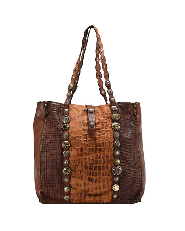 Campomaggi Shopping Schultertasche Leder 32 cm