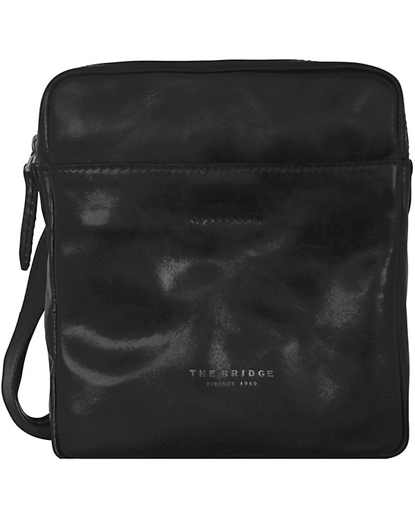 The Bridge Sfoderata Luxe Donna Umhängetasche Leder 23 cm