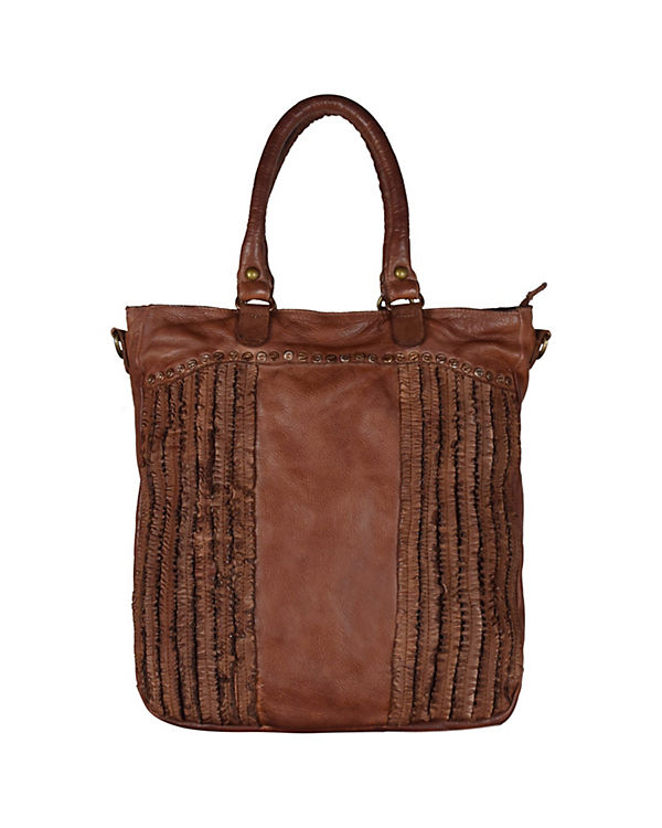 Billy the Kid Frilled Shopper Breeze Tasche Leder 36 cm