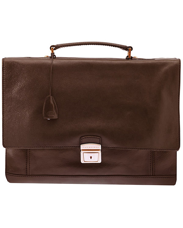The Bridge Artisan Uomo Schultertasche Shopper Leder 40 cm