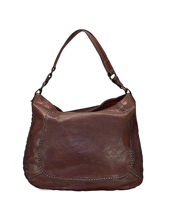 Campomaggi Ulivo Schultertasche Leder 44 cm