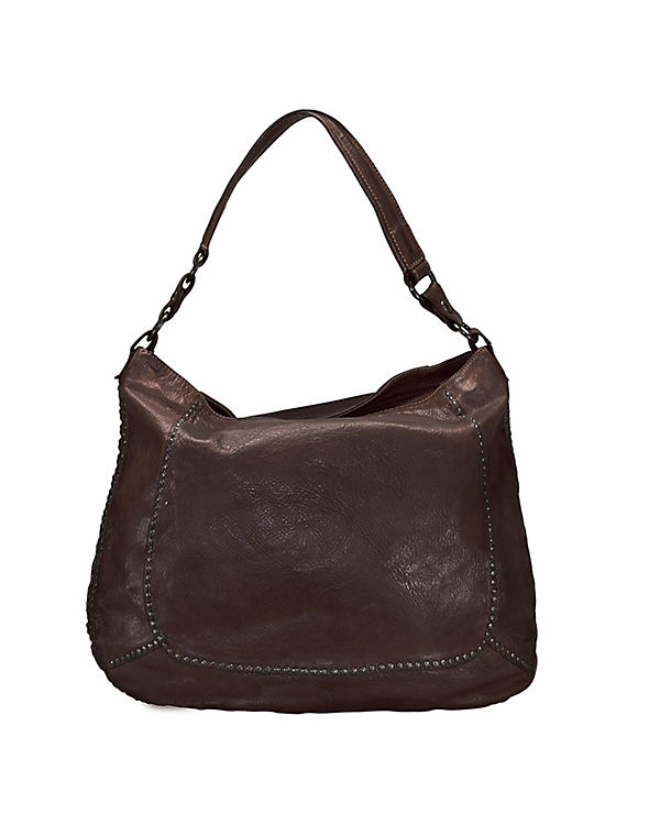 Campomaggi Ulivo Schultertasche Leder 44 cm