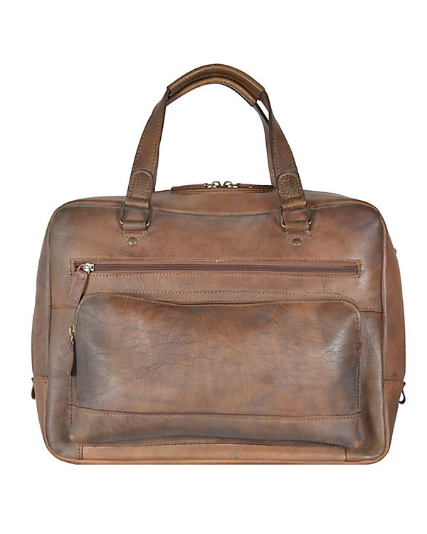 Jost Ranger Handtasche Leder 36 cm Laptopfach
