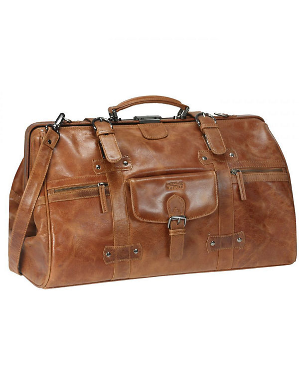 GreenLand NATURE Light Doc-Traveler Reisetasche Leder 51 cm