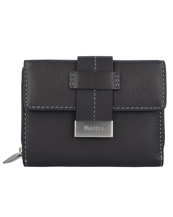 Maître Buono Geldbörse Leder 9,5 cm