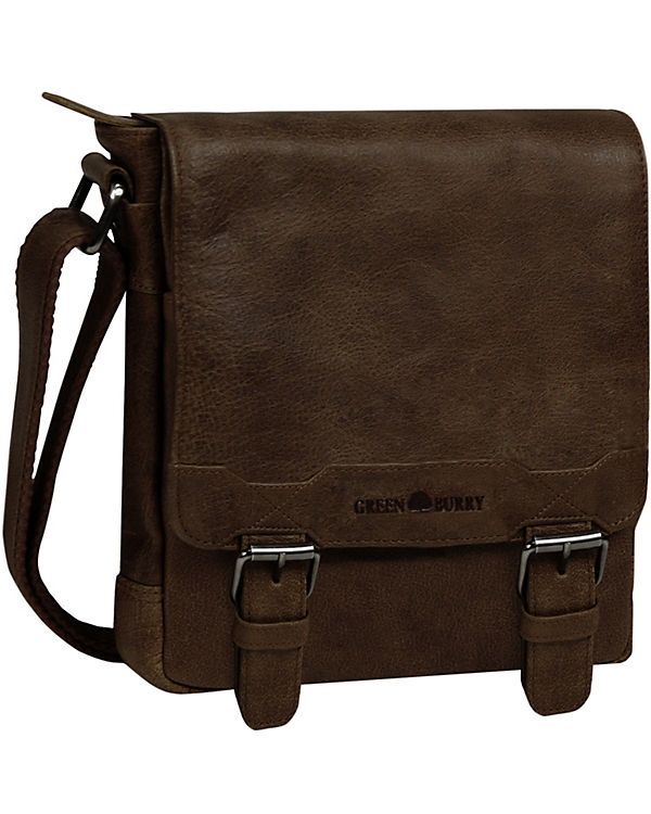 Greenburry Cambridge Pure Nature Umhängetasche Leder 27 cm