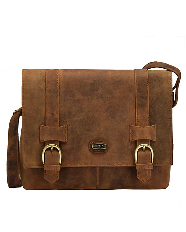 Harold's Antik Umhängetasche Leder 30 cm