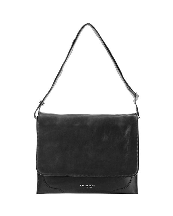 The Bridge Raw Uomo Umhängetasche Leder 36 cm Laptopfach