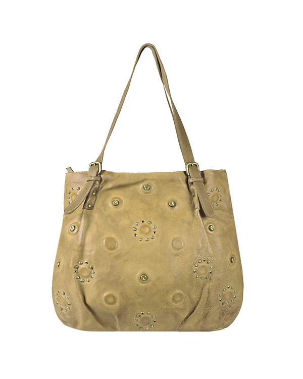 Greenburry Riveted Shopper Tasche Madeleine Leder 36 cm