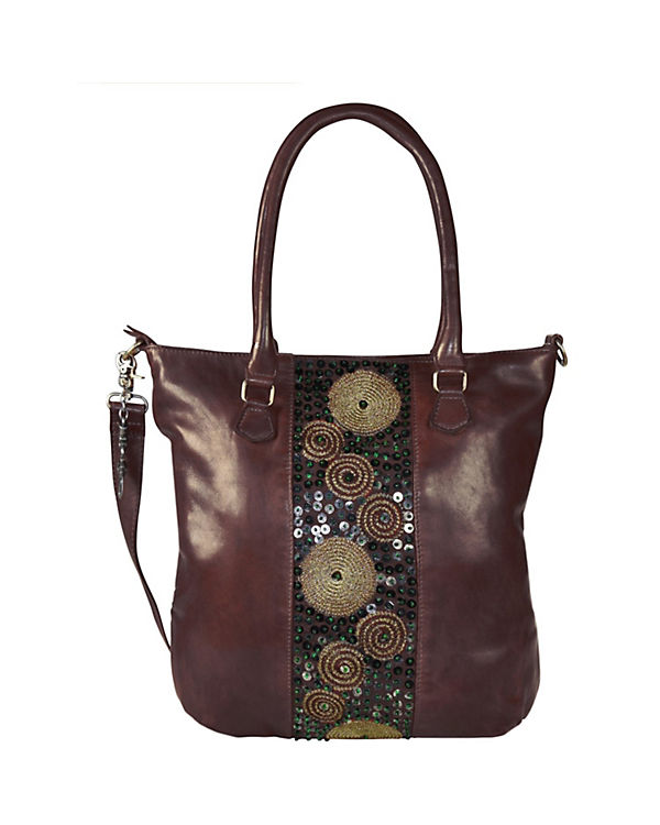Billy the Kid Zari Handtasche Leder 28 cm