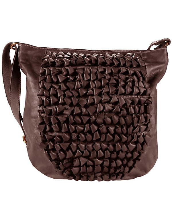 Greenburry Loops Umhängetasche Amy Leder 34 cm