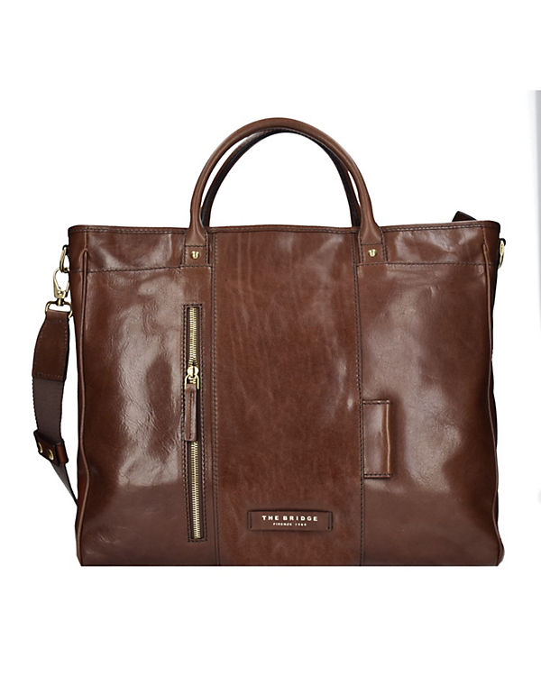 The Bridge Passpartout Shopper Tasche Leder 43 cm