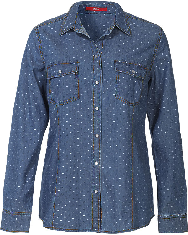 Jeansbluse