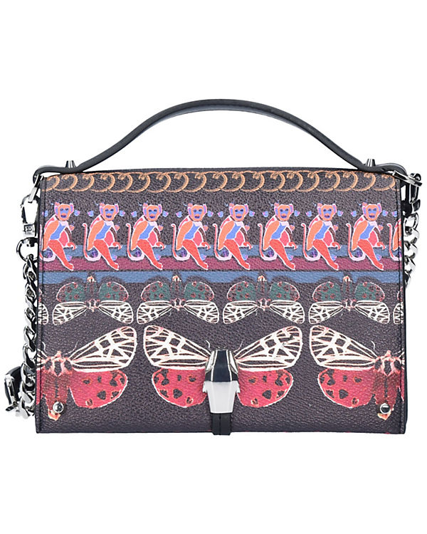 Roberto Cavalli Class Crazy Print Boho Dream Mini Bag Umhängetasche 18 cm