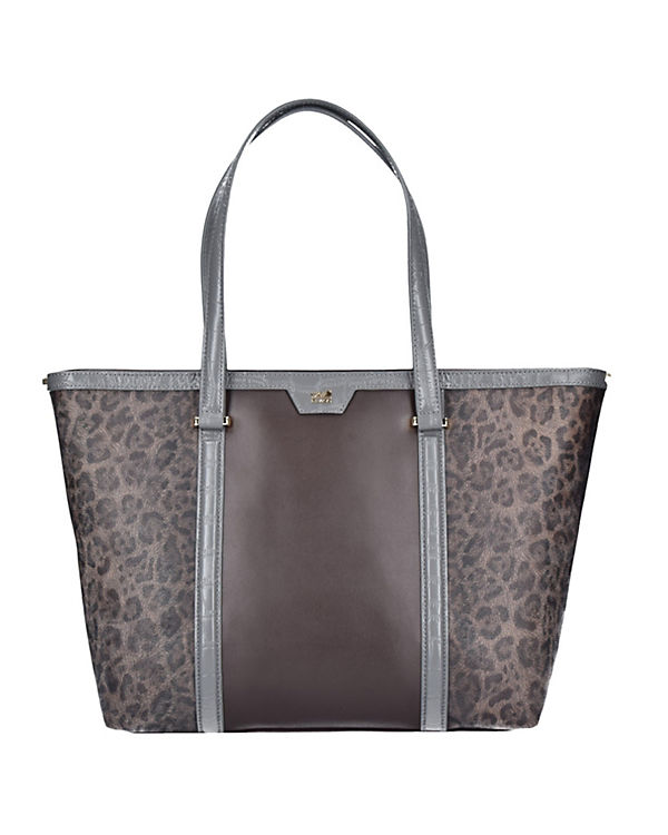 Roberto Cavalli Class Signature Collection Shopper Tasche Leder 32 cm