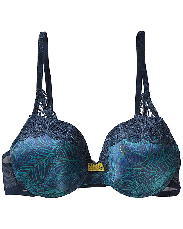 Bügel-BH mit Halbschale und Einlage Amourette Spotlight Peacock