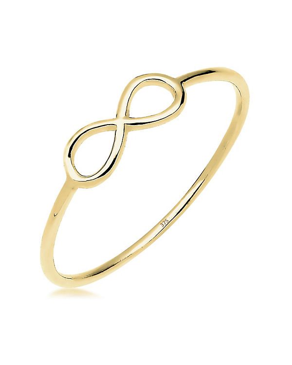 Elli PREMIUM Ring Infinity 375 Gelbgold