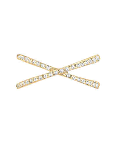 Elli Ring Kreuz Wickelring Zirkonia 925er Sterling Silber 2