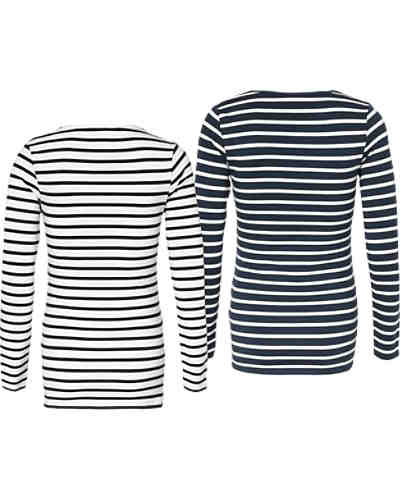 Umstandslangarmshirts Doppelpack MLLEA, Organic Cotton 2