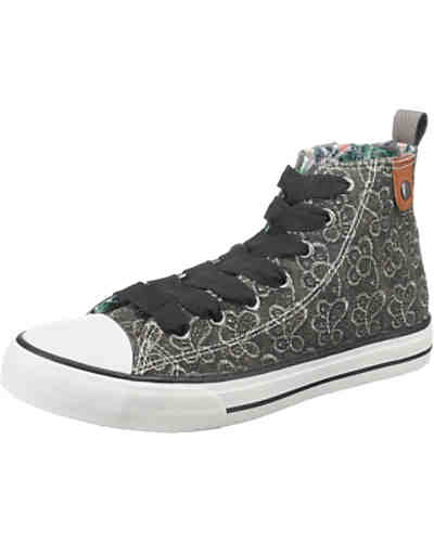 Hedi Toe Cap Sneaker All Over Emroidery Sneakers High