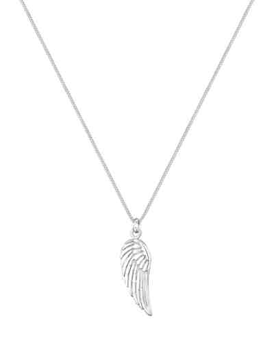 Halskette Engel Flügel Boho 925 Sterling Silber 2