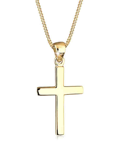 Halskette Religion Kreuz Kommunion Konfirmation 925 Silber