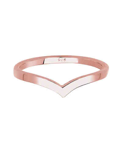 Elli Ring Geo V-Stapelring 925er Sterling Silber 2