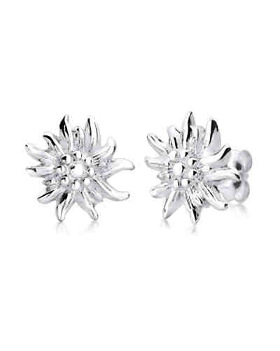 Ohrringe *WIESN SPECIAL* Edelweiss Filigran 925 Silber